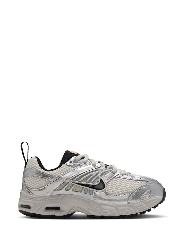 Nike Natural Silver Junior Air Max Moto Trainers - Image 1 of 8 Nike Natural Silver Junior Air Max Moto Trainers - Image 1 of 8