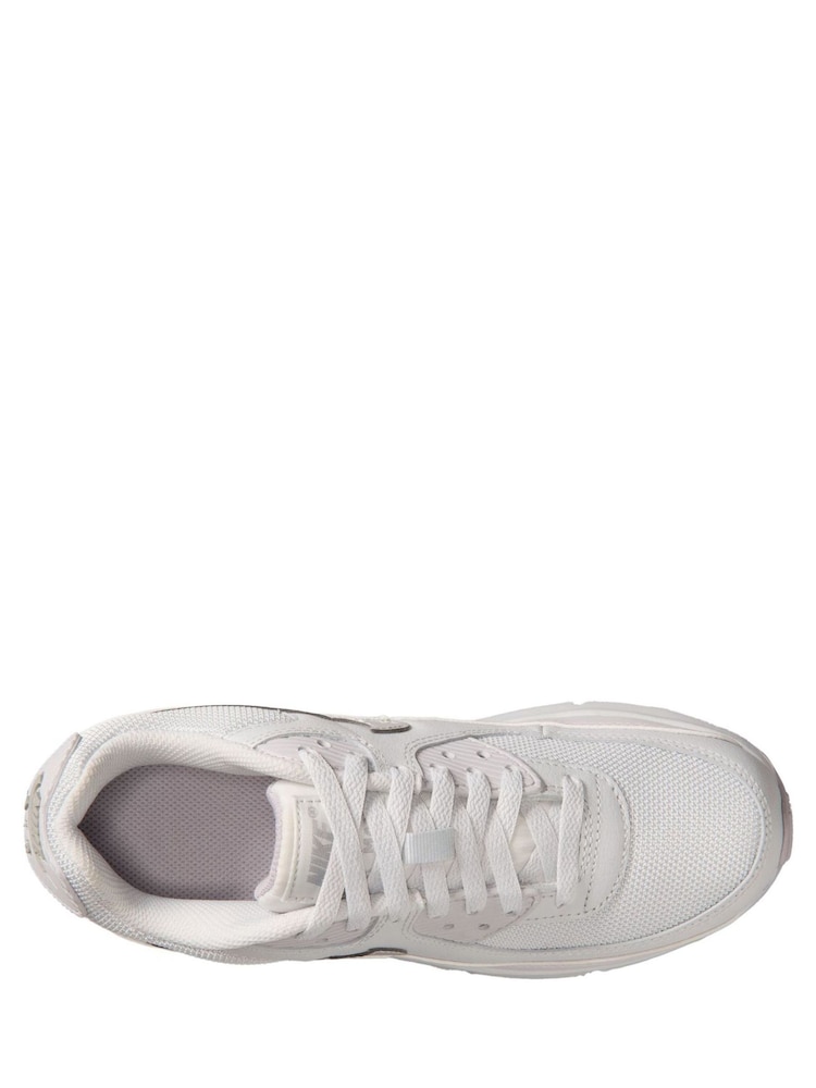 Nike Grey/Cream Youth Air Max Trainers - Image 2 of 3 Nike Grey/Cream Youth Air Max Trainers - Image 2 of 3