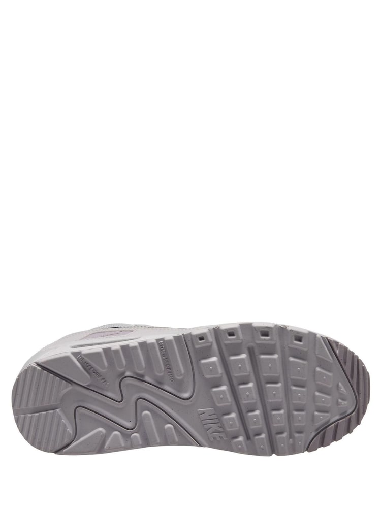Nike Grey/Cream Youth Air Max Trainers - Image 3 of 3 Nike Grey/Cream Youth Air Max Trainers - Image 3 of 3