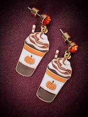 Orange - Pumpkin Spice Latte Earrings - Billede 3 af 3