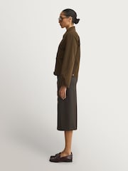 Free People Brown Blair Vegan Suede Sierra Jacket - Image 2 of 5