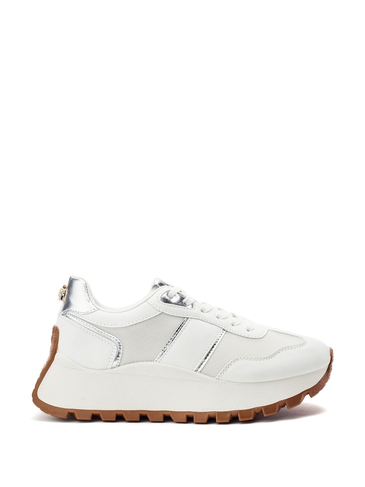 Moda in Pelle Demee Chunky Multi Panel Trainers - Imagen 1 de 3