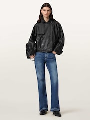 AllSaints Blue Fable Bootcut Jeans - Image 5 of 7