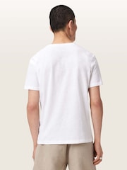 AllSaints White Flax Short Sleeve Crew Neck T-Shirt - Image 5 of 7