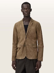 AllSaints Brown Monet Blazer - Image 1 of 7