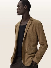AllSaints Brown Monet Blazer - Image 3 of 7