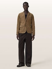 AllSaints Brown Monet Blazer - Image 6 of 7