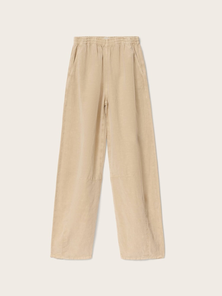 AllSaints Brown Jett Pull On Trousers - Image 8 of 8