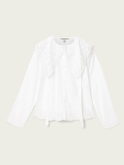AllSaints White Marie Shirt - Image 7 of 7