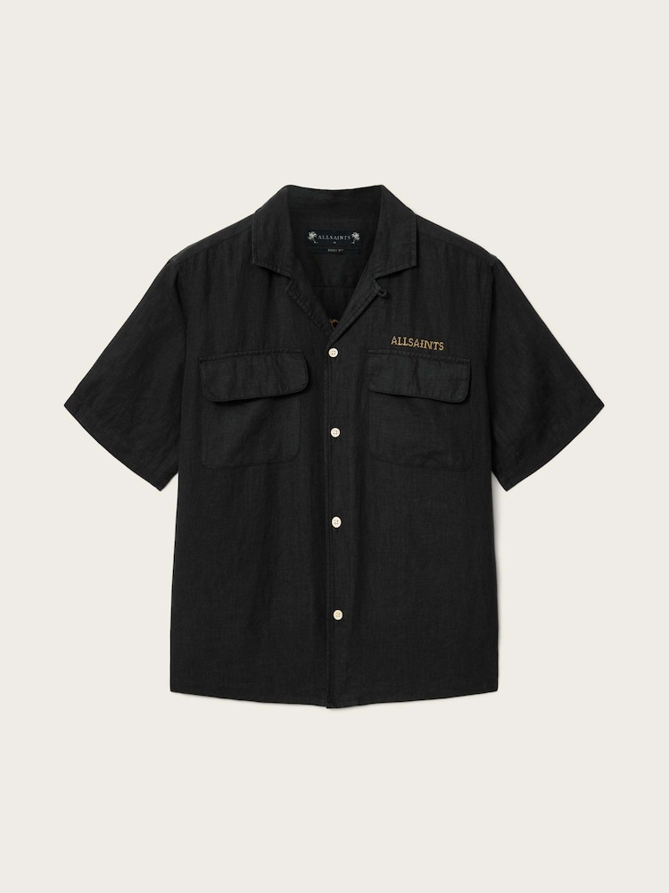 AllSaints Dunloe Short Sleeve Shirt - Изображение 7 7