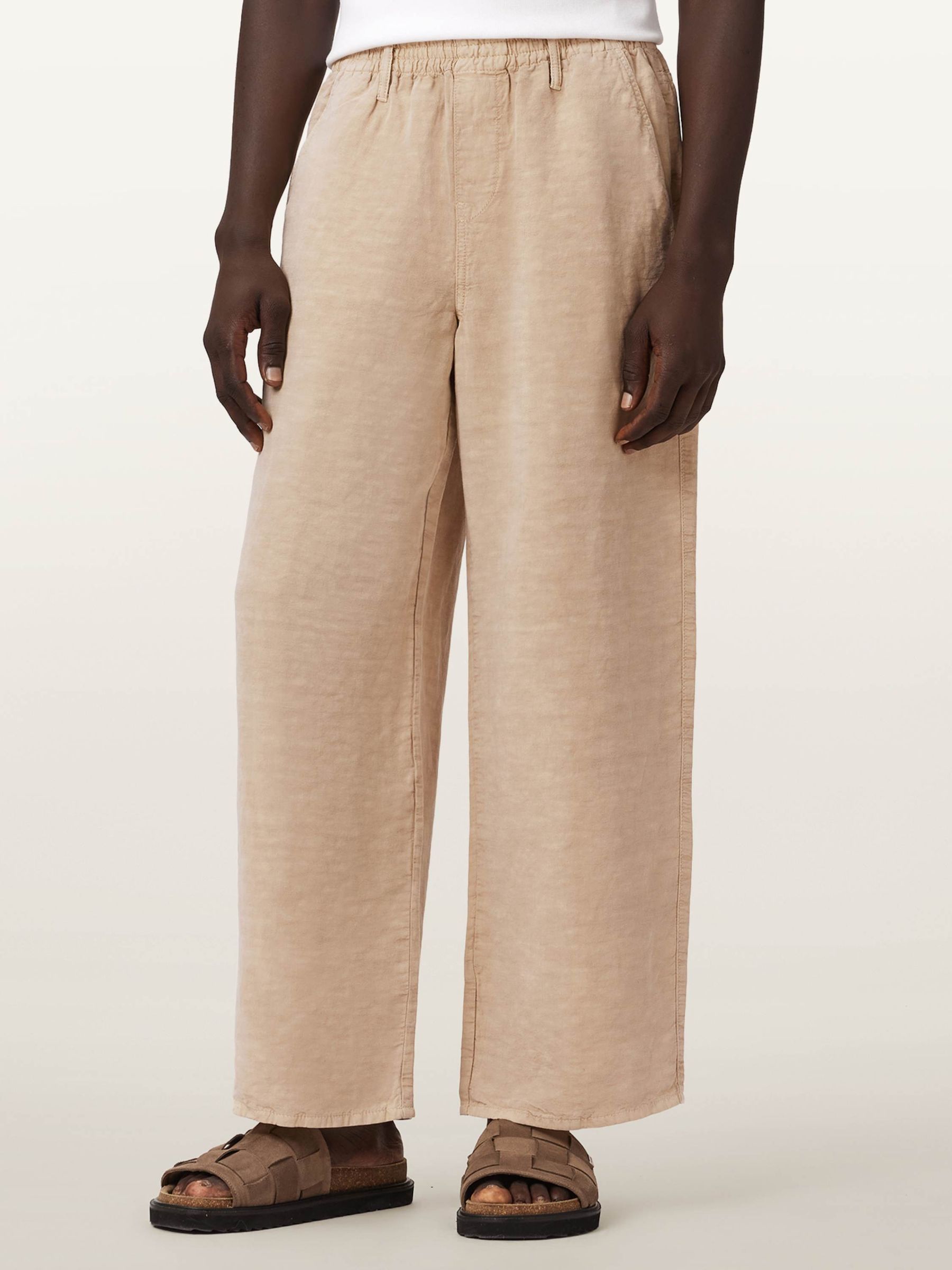 Buy AllSaints Brown Korten Trousers from Next USA