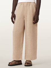 AllSaints Brown Korten Trousers - Image 1 of 7