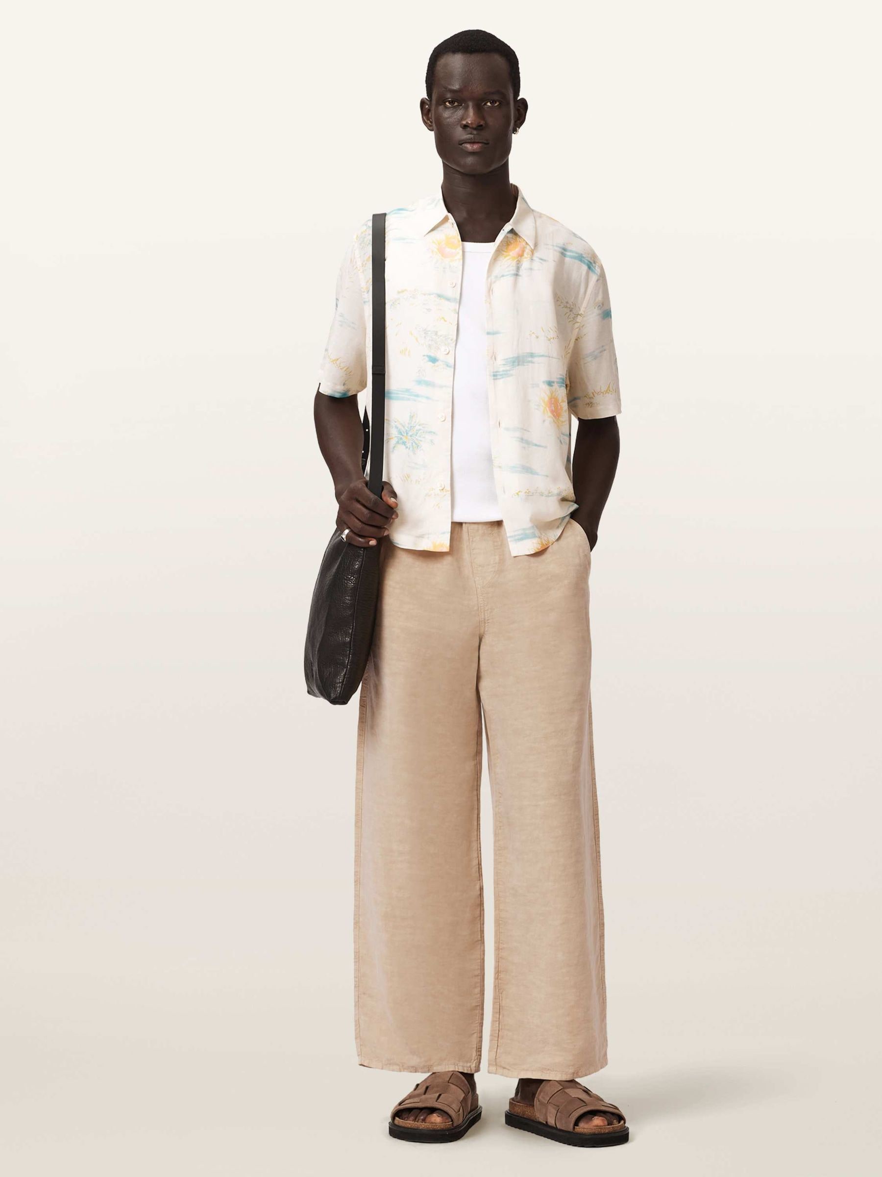 Buy AllSaints Brown Korten Trousers from Next USA