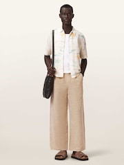 AllSaints Brown Korten Trousers - Image 5 of 7
