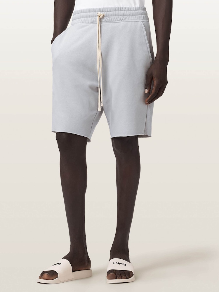 AllSaints Grey Helix Sweat Shorts - Image 1 of 5