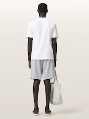 AllSaints Grey Helix Sweat Shorts - Image 4 of 5