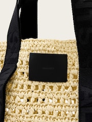 AllSaints Cream Lullah Paper Mesh Bag - Image 7 of 7