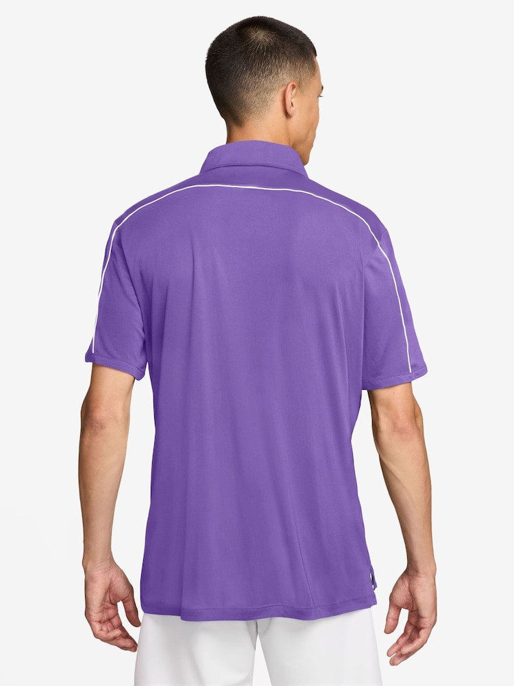 Nike Purple Dri-FIT PAR5 Golf Polo Shirt - Image 2 of 3