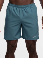 Nike Smokey Blue Miler Dri-FIT 7 inch Brief-Lined Running Shorts - Image 1 of 5