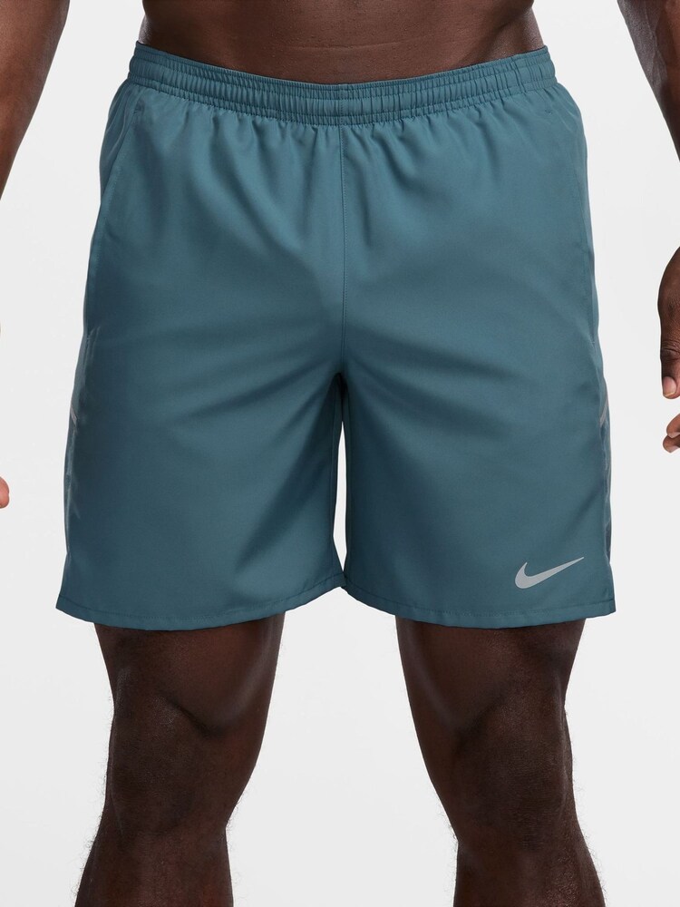 Nike Smokey Blue Miler Dri-FIT 7 inch Brief-Lined Running Shorts - Image 1 of 5