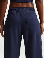 Nike Midnight Navy One Dri-FIT Woven Wide-Leg Joggers - Image 4 of 4