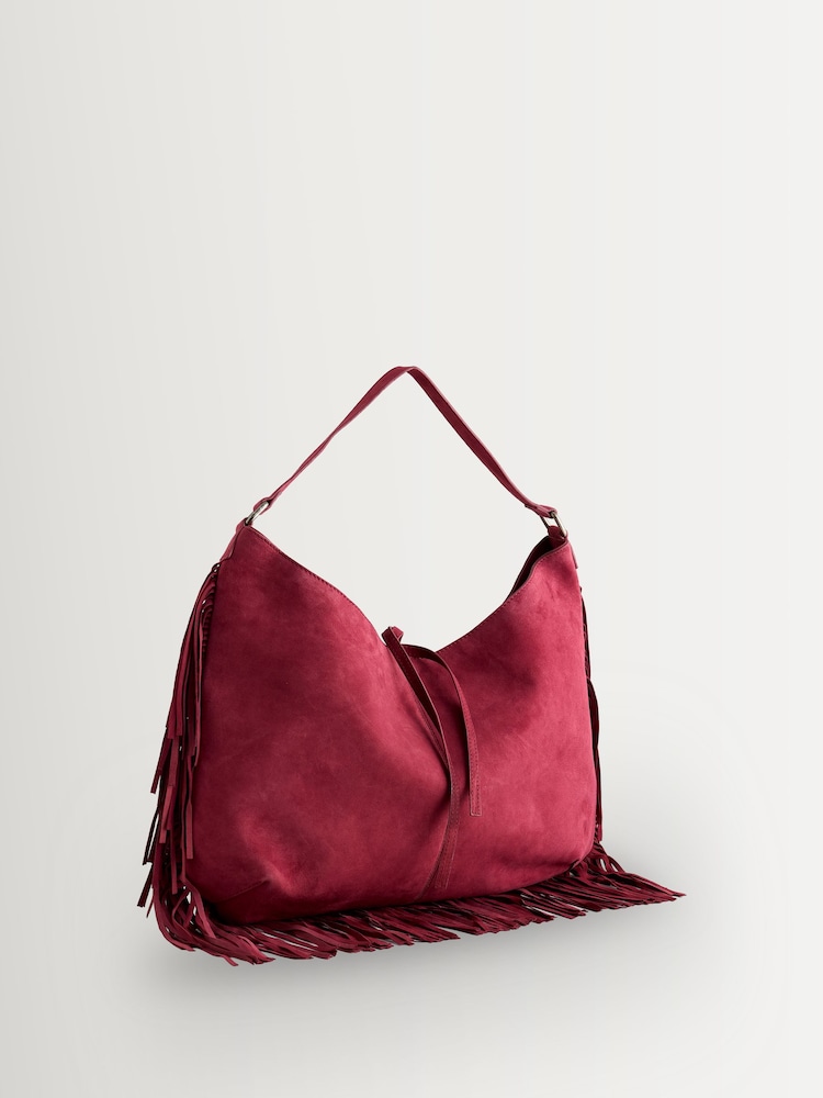 Rouge - Sac à bandoulière Free People Finn à franges - Image 2 de 6