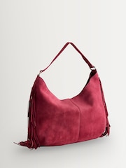 Rouge - Sac à bandoulière Free People Finn à franges - Image 3 de 6
