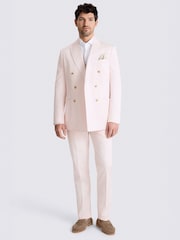 MOSS Pink Tailored Fit Cotton Suit Jacket - Image 2 of 5