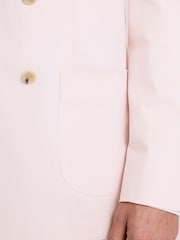 MOSS Pink Tailored Fit Cotton Suit Jacket - Image 4 of 5