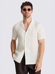 MOSS Short Sleeve Cuban Linen Shirt - 圖片 1/4