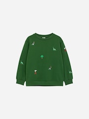 ARKET Green Terry Sweatshirt - Image 1 of 2