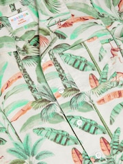 Monsoon Palm Print Cotton Shirt & Shorts Set - Bild 3 von 3