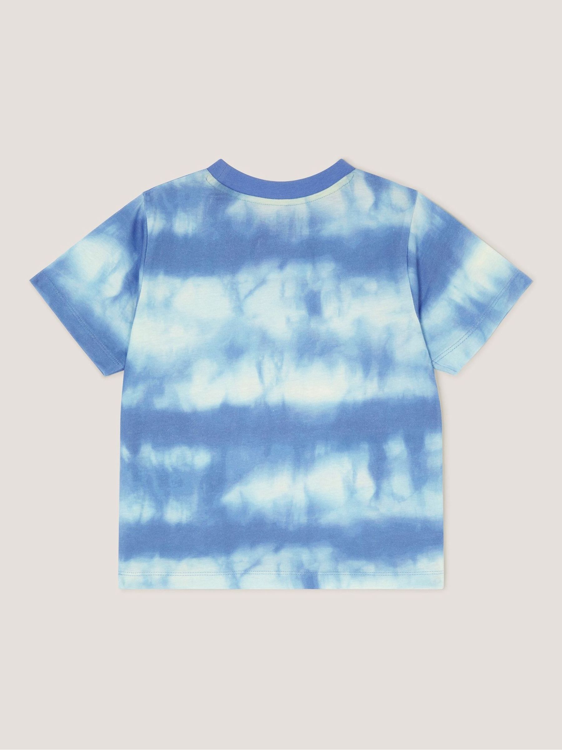 Buy Monsoon Blue Shark Tie Dye T-Shirt from the Next UK online shop