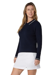 Callaway Golf Blue Collared Sweater - Image 3 of 6