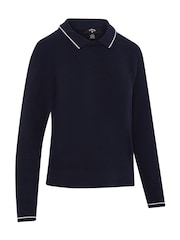 Callaway Golf Blue Collared Sweater - Image 5 of 6