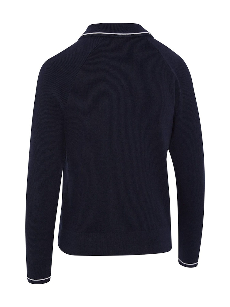 Callaway Golf Blue Collared Sweater - Image 6 of 6