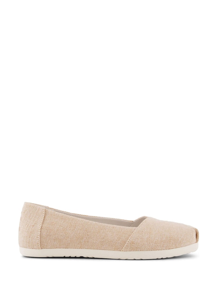 Toms Gold Alpargata Ballet Shoes - Image 1 of 5 Toms Gold Alpargata Ballet Shoes - Image 1 of 5