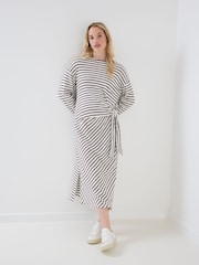 JoJo Maman Bébé Long Sleeve Maternity T-Shirt Dress - Slika 1 od 4