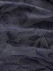 Navy Jacquard Single Breasted Blazer - Image 7 of 7