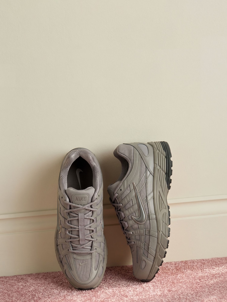 Nike Grey P-6000 Trainers - Image 1 of 8 Nike Grey P-6000 Trainers - Image 1 of 8