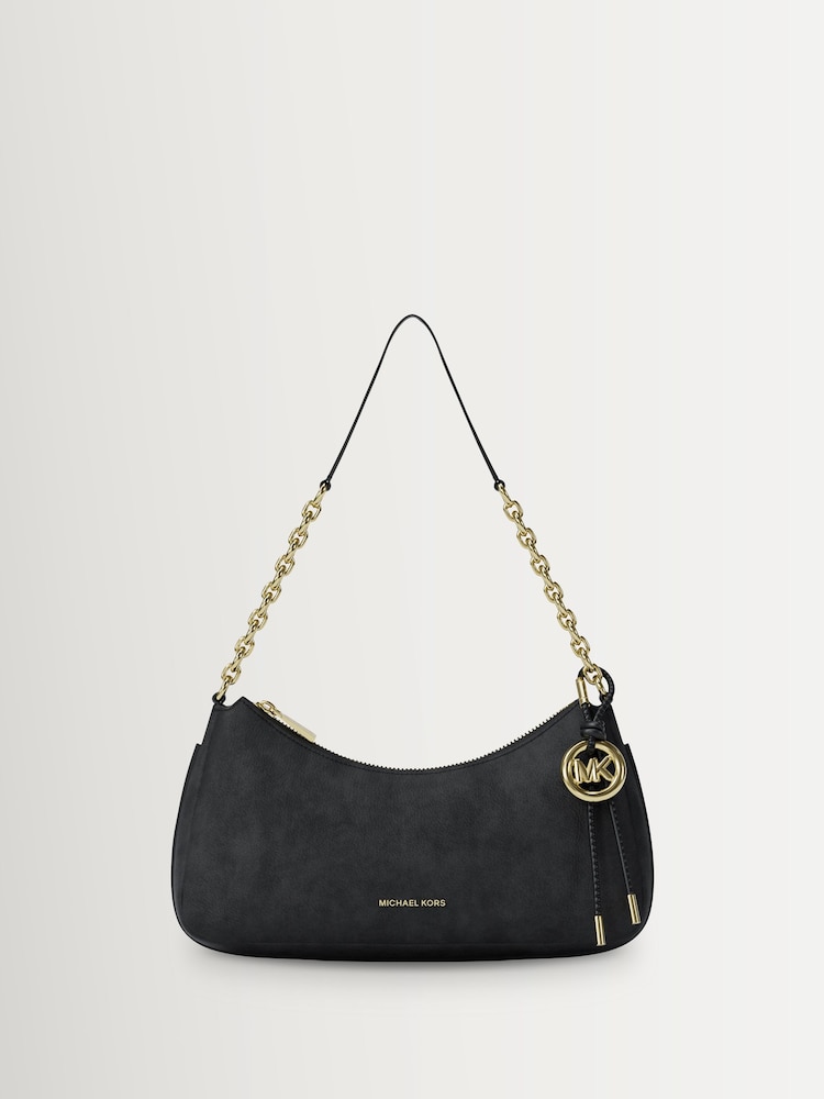 Michael Kors Black Nolita Chain Pouchette Bag - Image 1 of 5