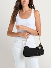 Michael Kors Black Nolita Chain Pouchette Bag - Image 2 of 5