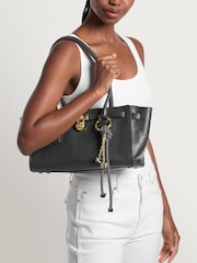 Michael Kors Black Hamilton Moderne East West Shoulder Tote Bag - Image 3 of 4