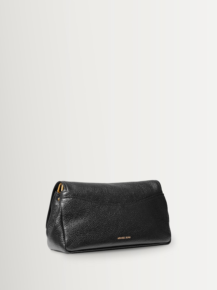 Michael Kors Black Bryant Turnlock Chain Shoulder Bag - Image 2 of 3