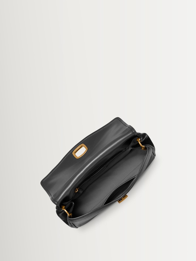 Michael Kors Black Bryant Turnlock Chain Shoulder Bag - Image 3 of 3