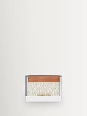 Michael Kors Cream Jet Set Card Holder - Image 4 of 5