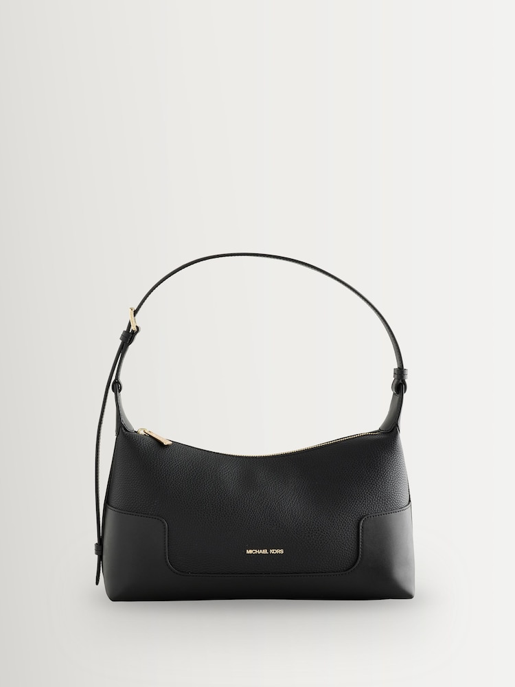 Michael Kors Black Teddi Slouchy Shoulder Bag - Image 1 of 1
