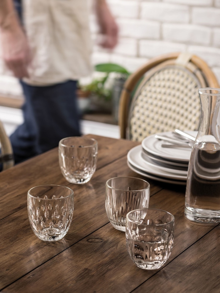 La Rochère Set of 4 Clear Troquet Tumblers - Image 1 of 4 La Rochère Set of 4 Clear Troquet Tumblers - Image 1 of 4