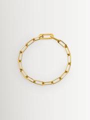 Missoma Gold Classic Paperclip Chain Bracelet - Image 1 of 4