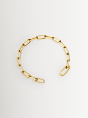 Missoma Gold Classic Paperclip Chain Bracelet - Image 2 of 4